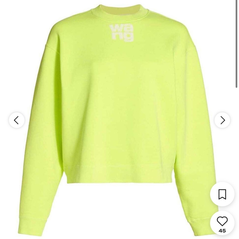 Alexander Wang Vibrant Yellow Sweatshirt